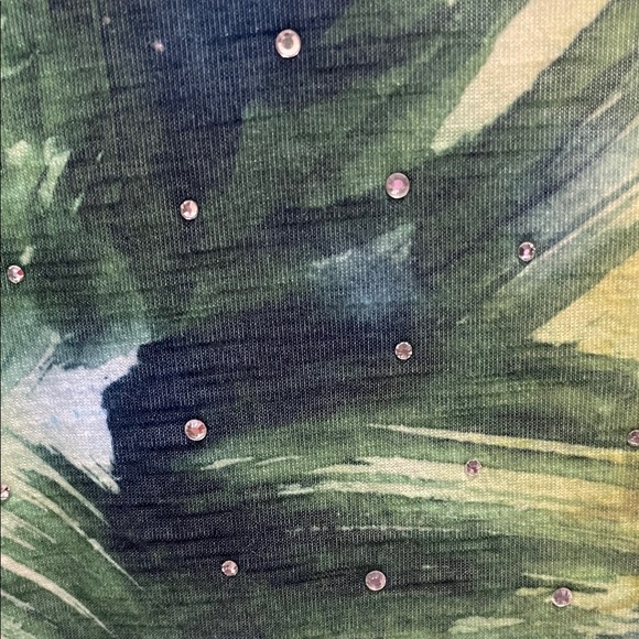 Coral Bay Women's Tropical Drink Print Blouse - Multicolor - Picture 3 of 5